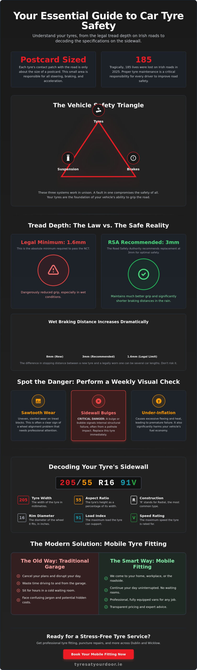 The Ultimate Guide to Car Tyres in Dublin: Selection, Safety, and Mobile Fitting