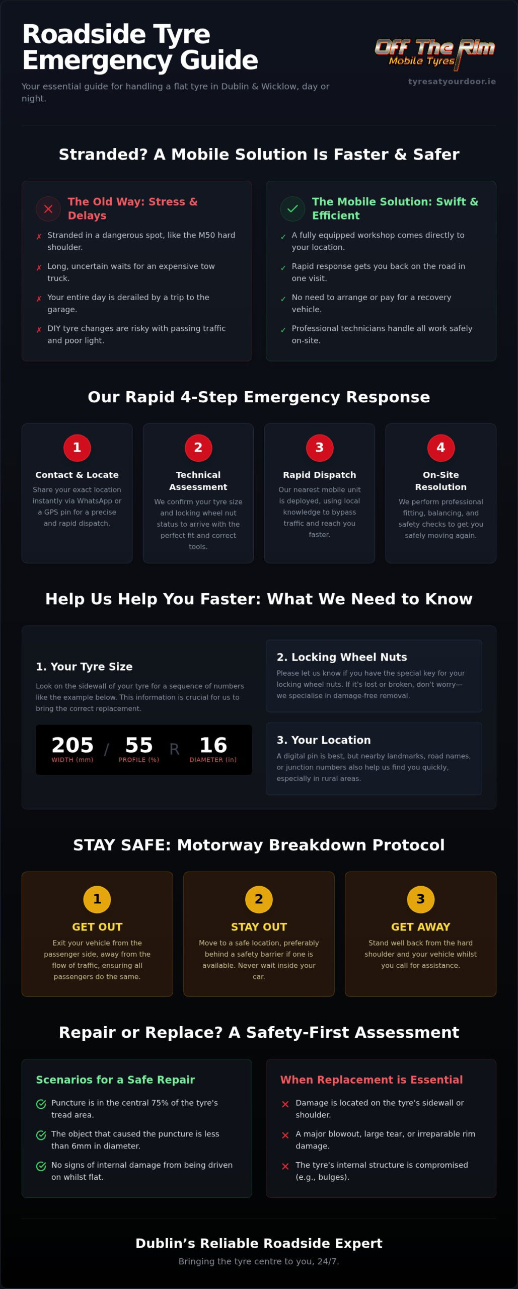 Emergency Tyre Replacement Dublin: 24/7 Mobile Roadside Assistance